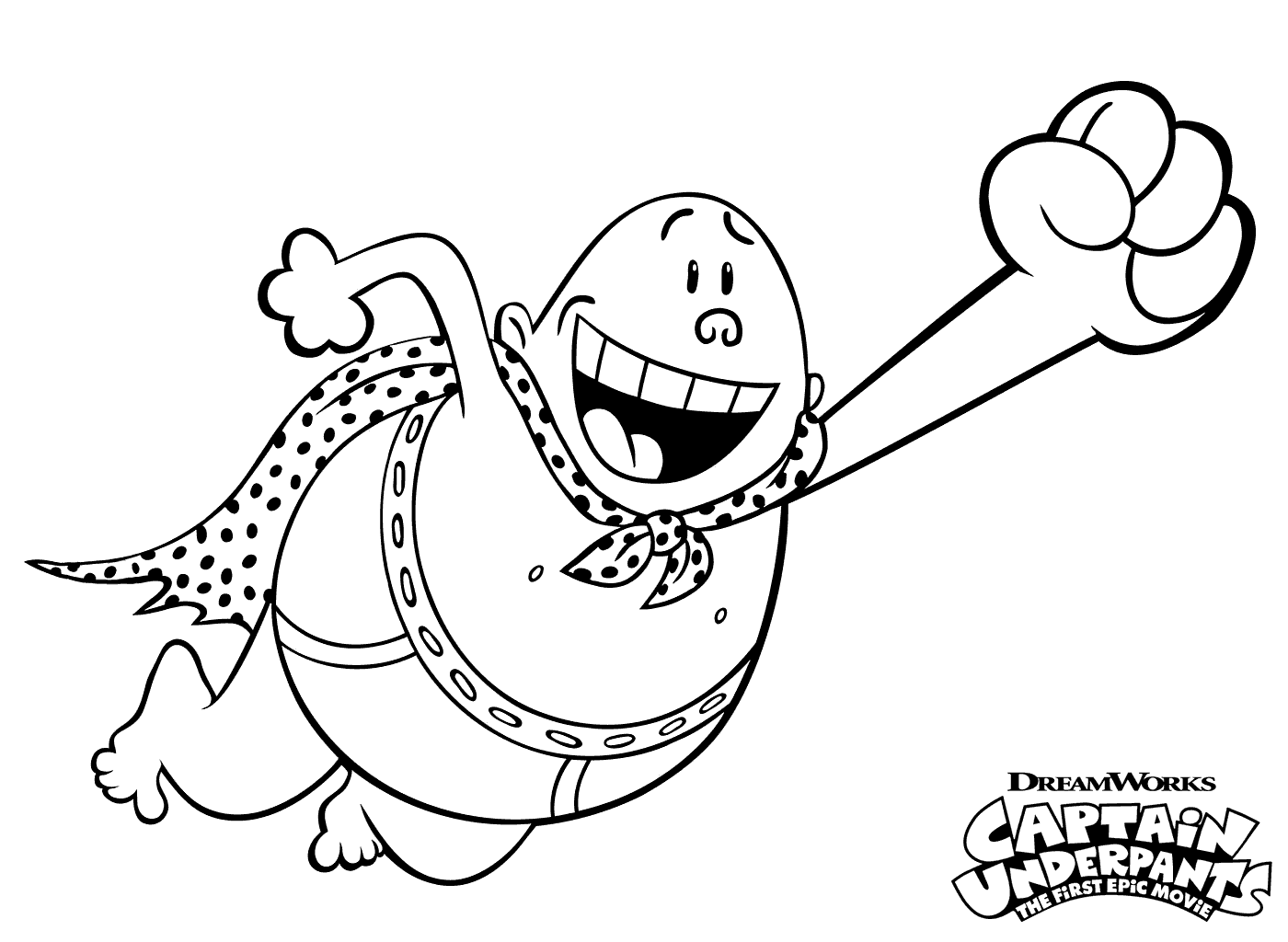 Capt. Underpants Coloring Pages