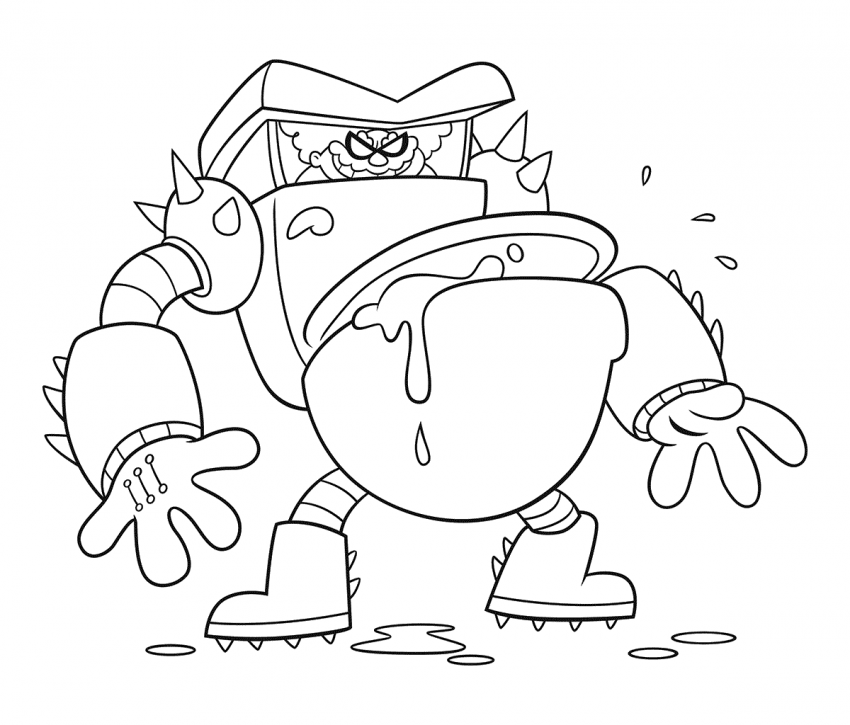 Free Printable Captain Underpants Coloring Pages