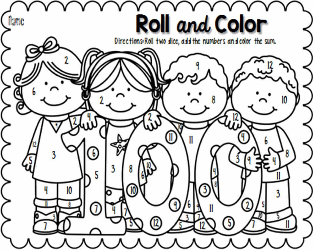 100-days-school-coloring-pages