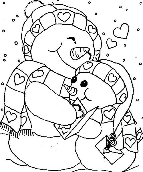 Cute Valentines Day coloring pages