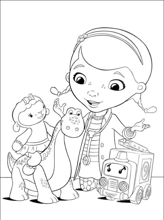 Disney Doc McStuffins coloring page