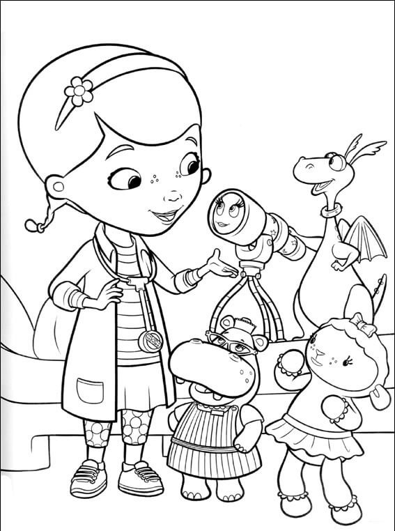 Disney Doc McStuffins coloring pages