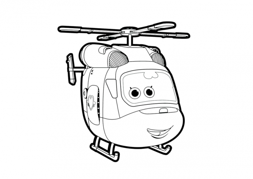 Free Printable Super Wings Coloring Pages
