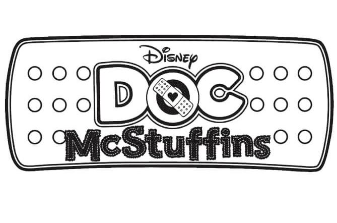 Doc McStuffins Logo Coloring Pages