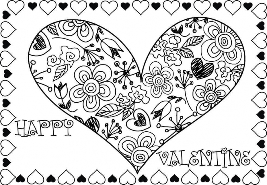 February Coloring Sheets For Free Coloring Pages