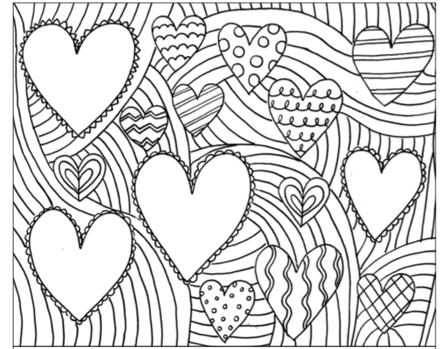 20 Free Printable February Coloring Pages