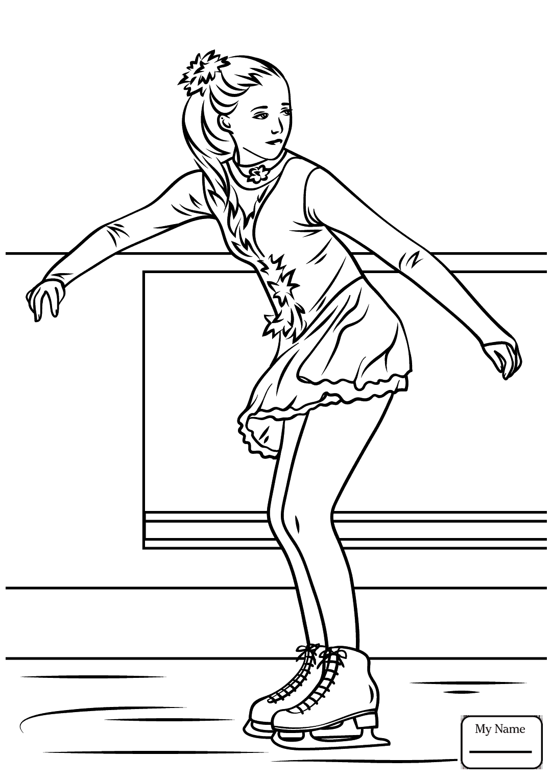 Winter Olympics 2022 Mascot Coloring Page