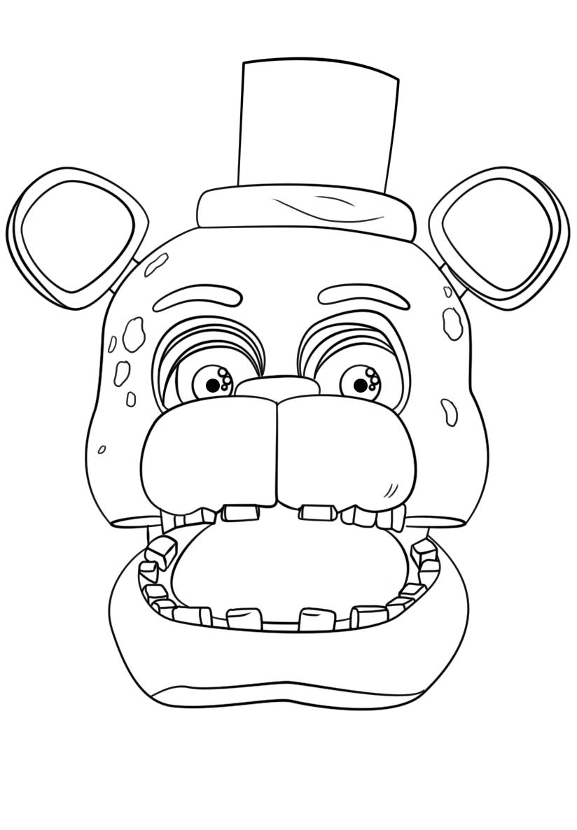 Download Free Printable Five Nights At Freddy's (FNAF) Coloring Pages