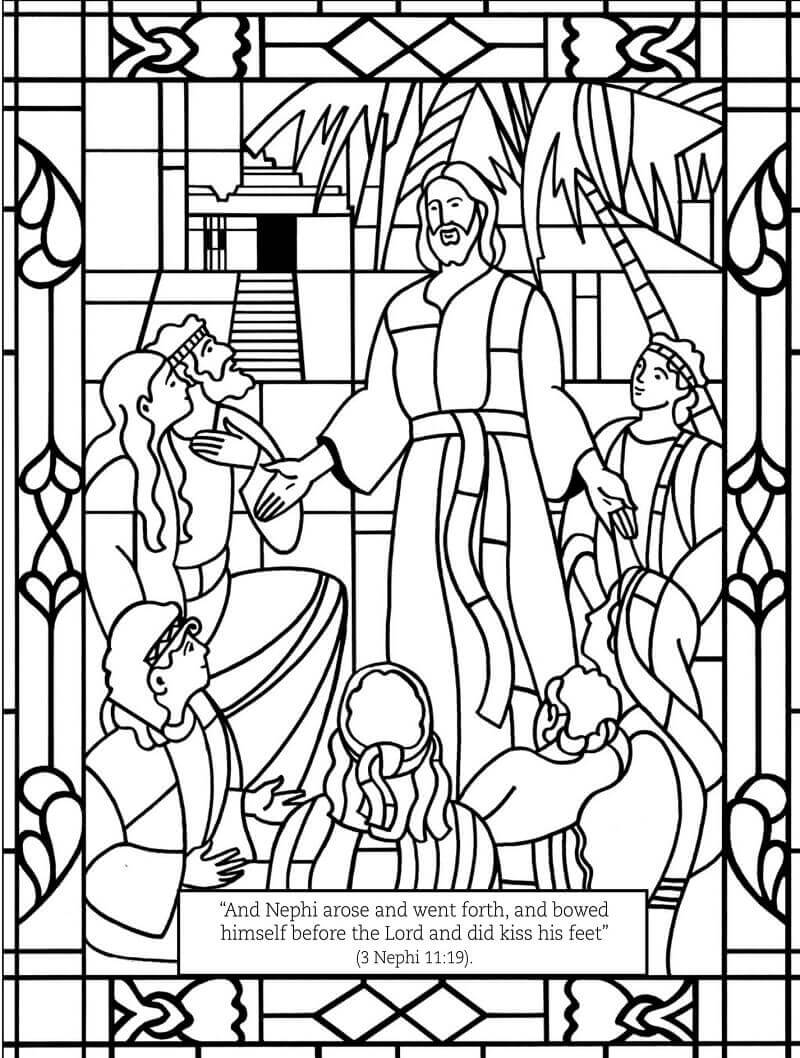 LDS Primary Lesson Coloring Pages