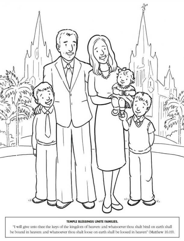 Latter Day Saints (LDS) Coloring Pages
