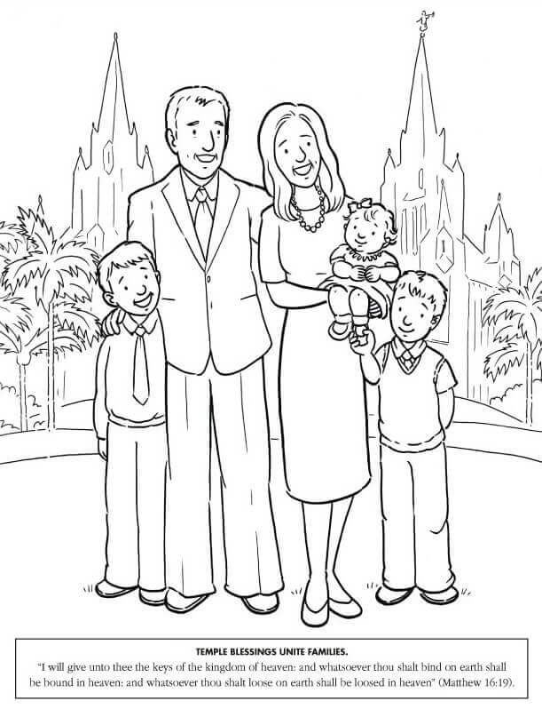 latter day saints lds coloring pages