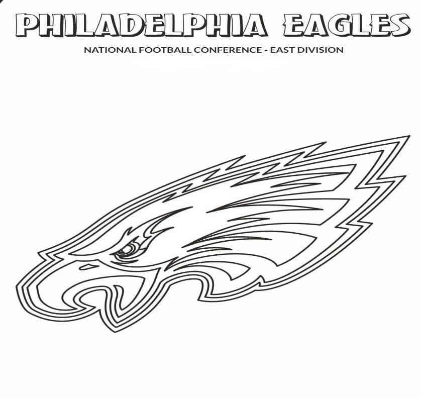 Top 10 Free Printable Philadelphia Eagles Coloring Pages