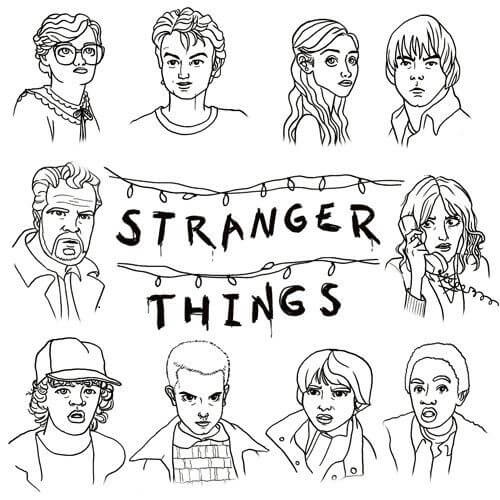 Free Printable Stranger Things Coloring Pages