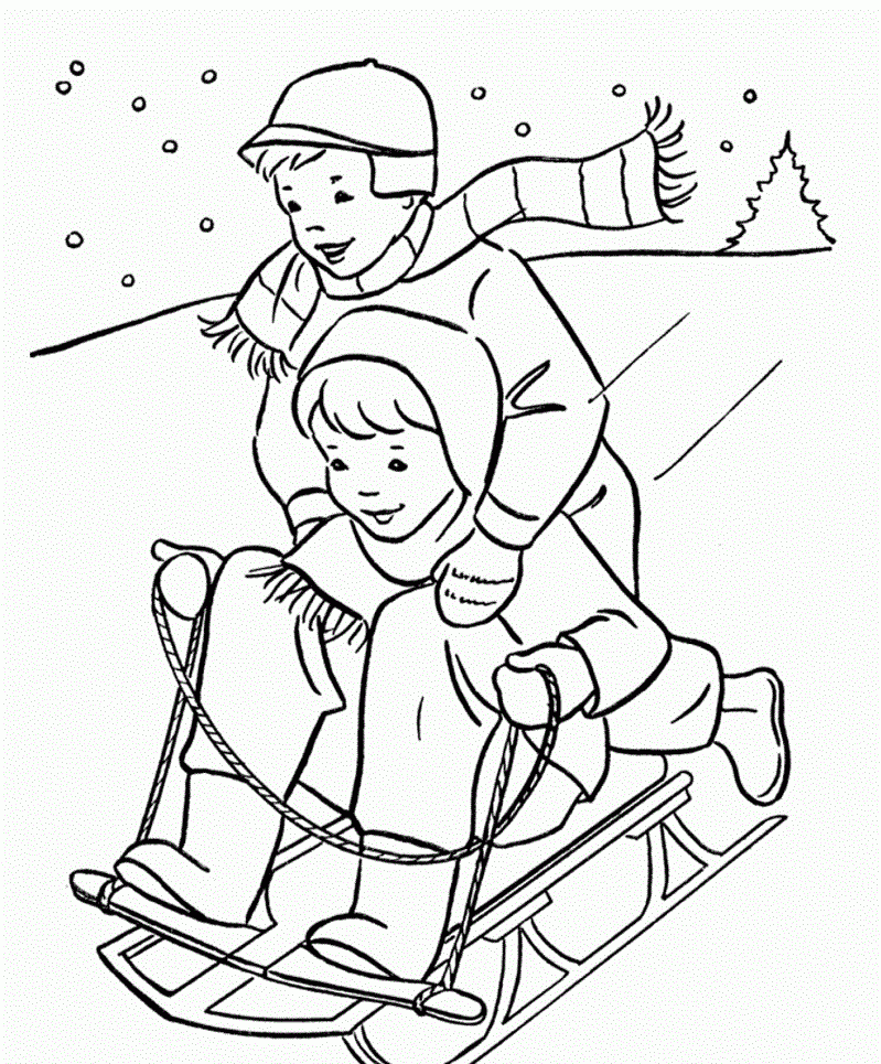 Free Printable Winter Coloring Pages