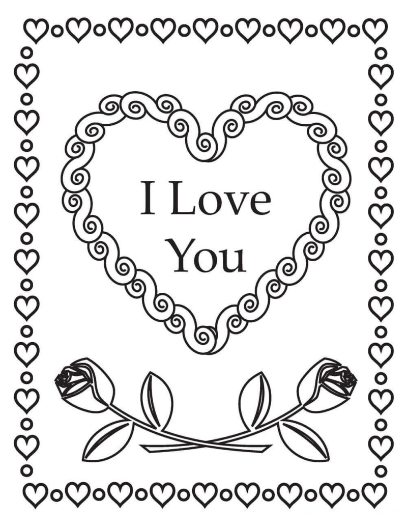 Free Printable Valentine's Day Coloring Pages