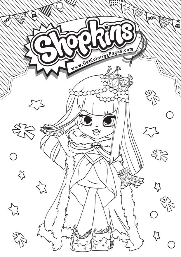 Gemma Stone Shopkins Shoppies coloring pages