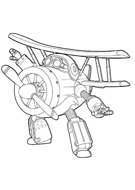 free printable super wings coloring pages
