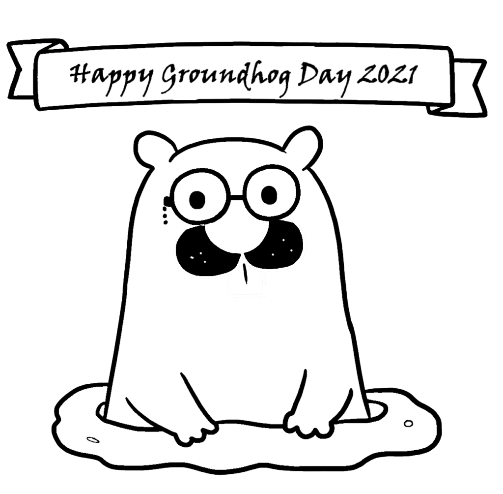 Groundhog Day 2021 coloring pages