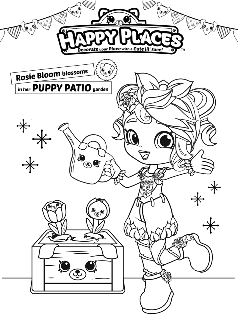 Printable Shopkins Shoppies Coloring Pages