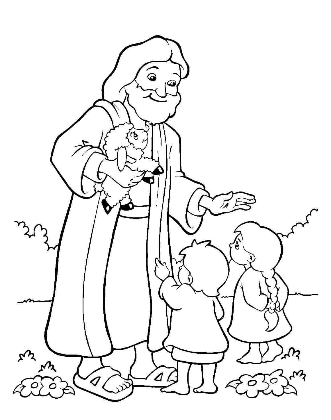 Jesus Coloring Pages