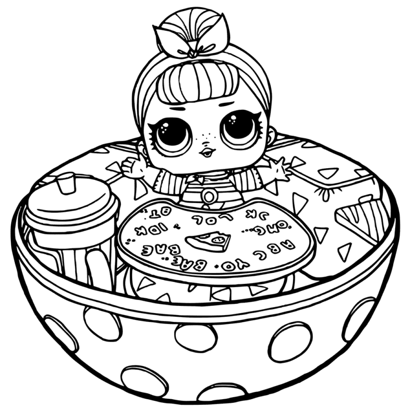 40 free printable lol surprise dolls coloring pages