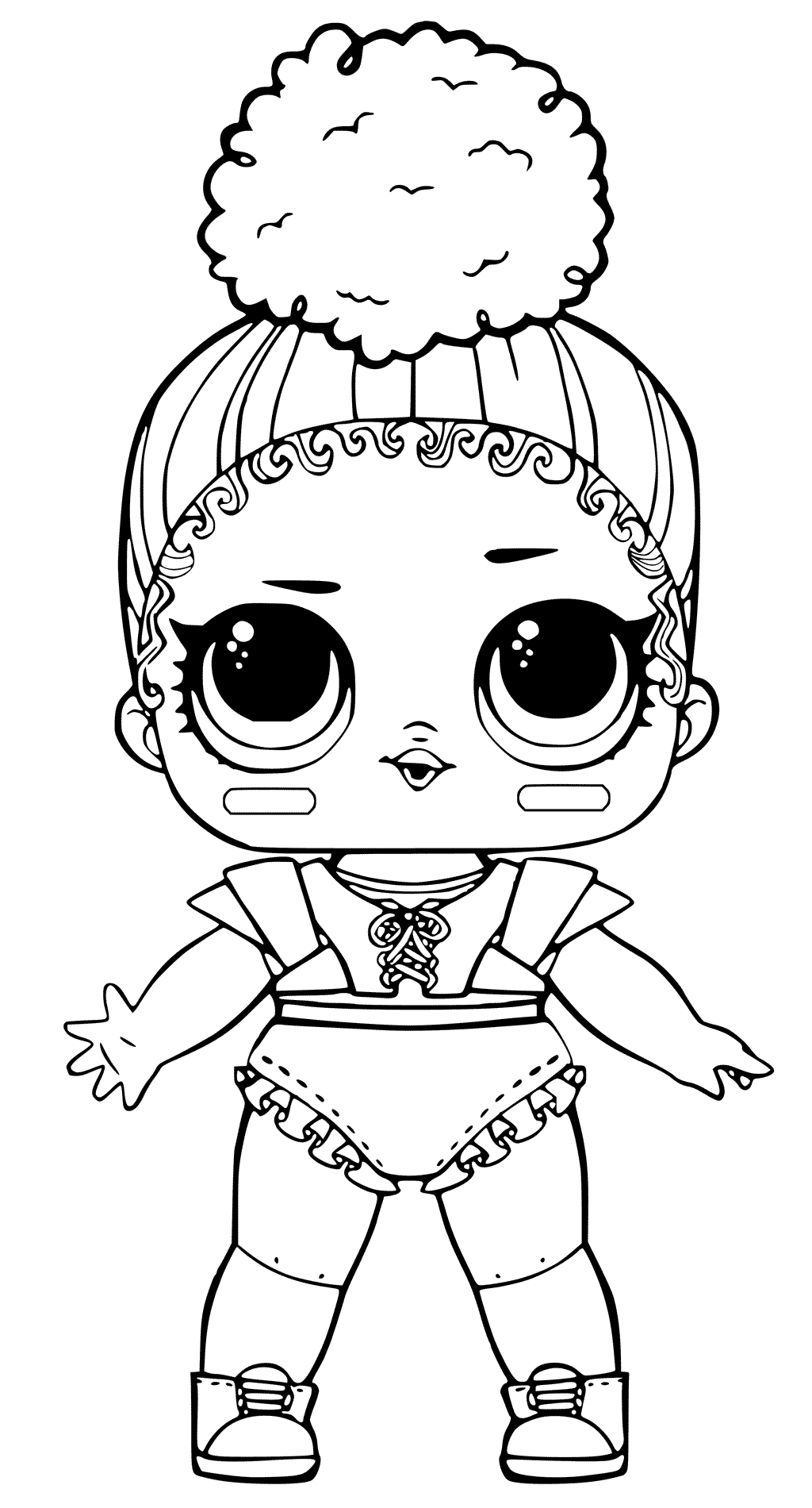 20 Free Printable LOL Surprise Dolls Coloring Pages