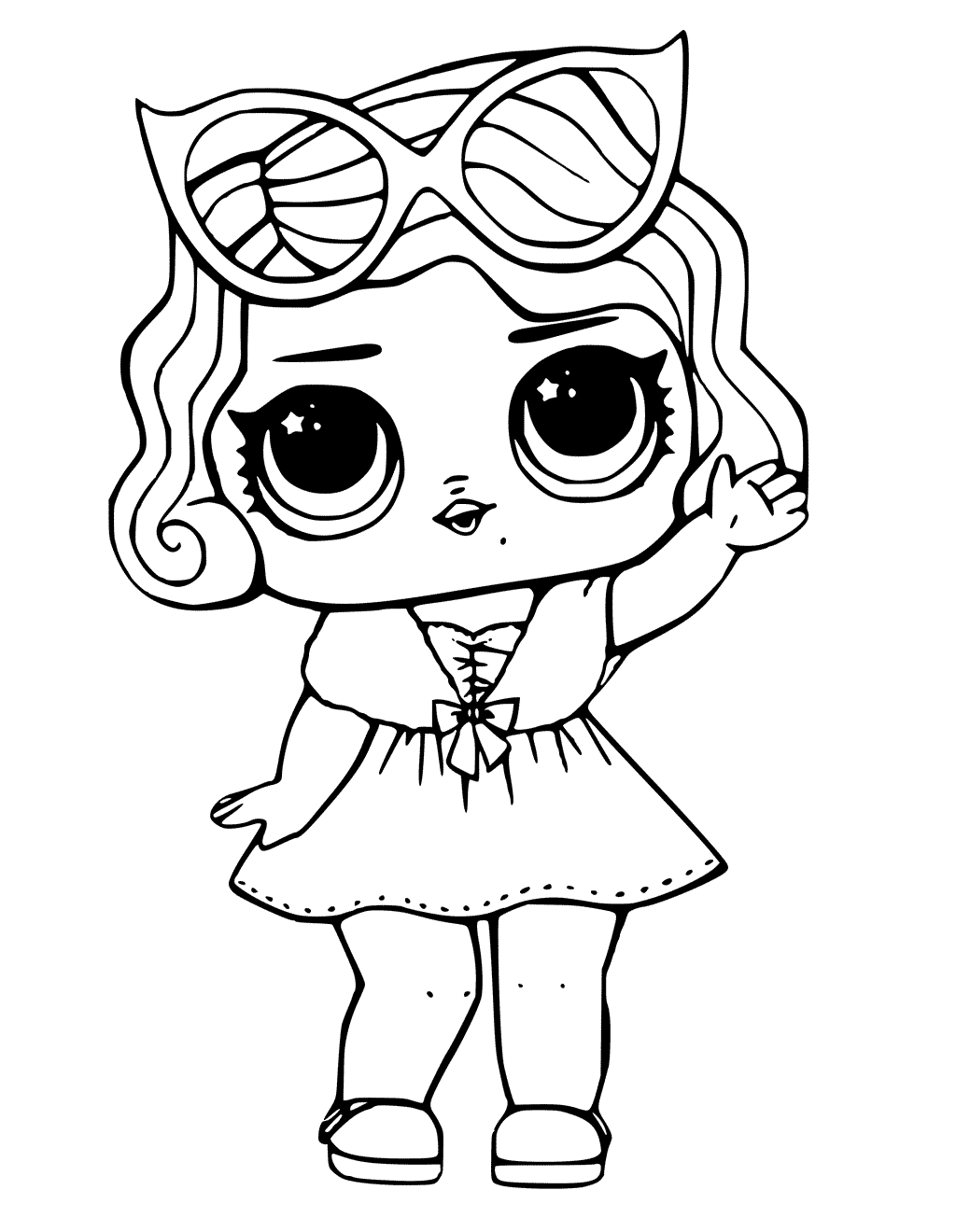 40 Free Printable LOL Surprise Dolls Coloring Pages