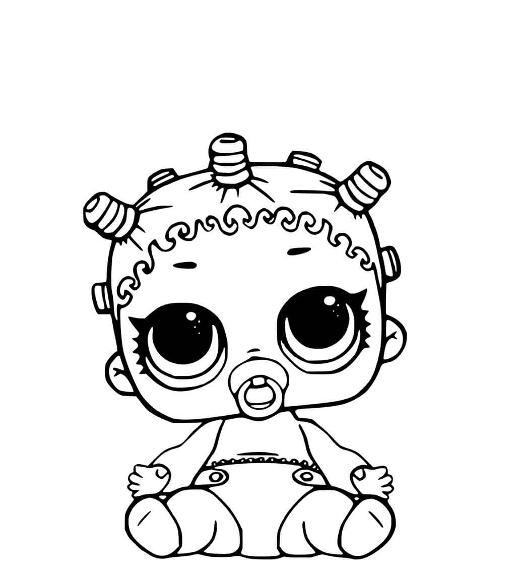 Lol Doll Coloring Pages Queen Bee - Super Kins Author