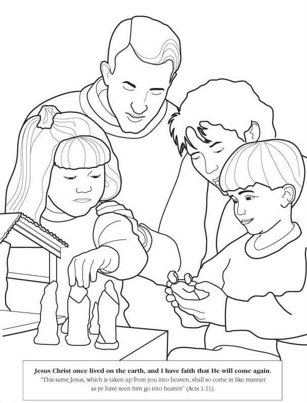 Latter Day Saints Coloring Pages to print