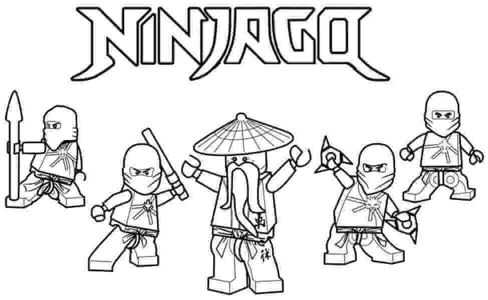 Lego Ninjago Colouring Pages