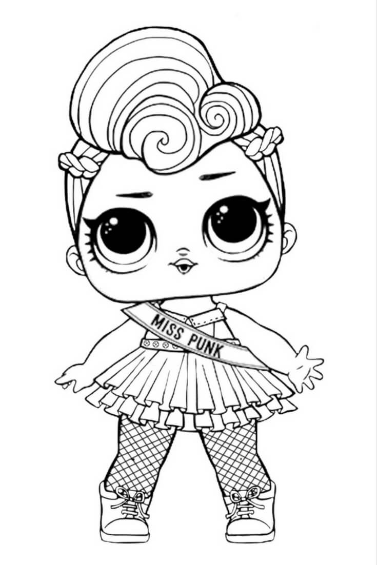 40 Free Printable LOL Surprise Dolls Coloring Pages