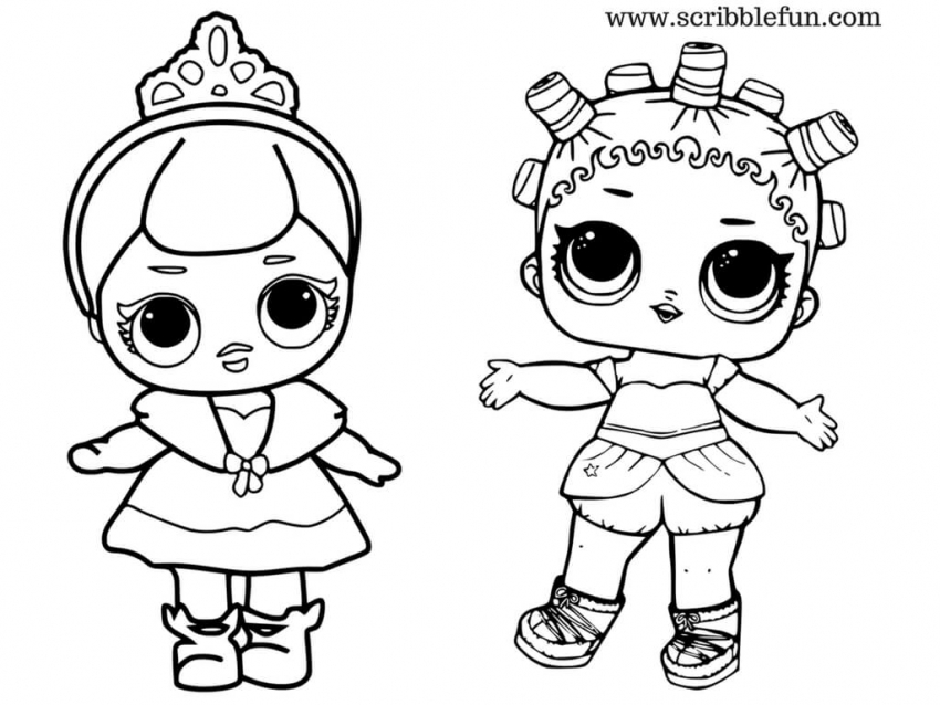 40 Free Printable LOL Surprise Dolls Coloring Pages