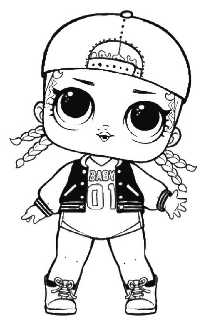 MC Swag Lol Suprise Doll Coloring Page Lol surprise doll coloring pages printable Lol surprise dolls coloring sheets, lol dolls coloring pages, lol surprise coloring pages printable, lol doll coloring pages