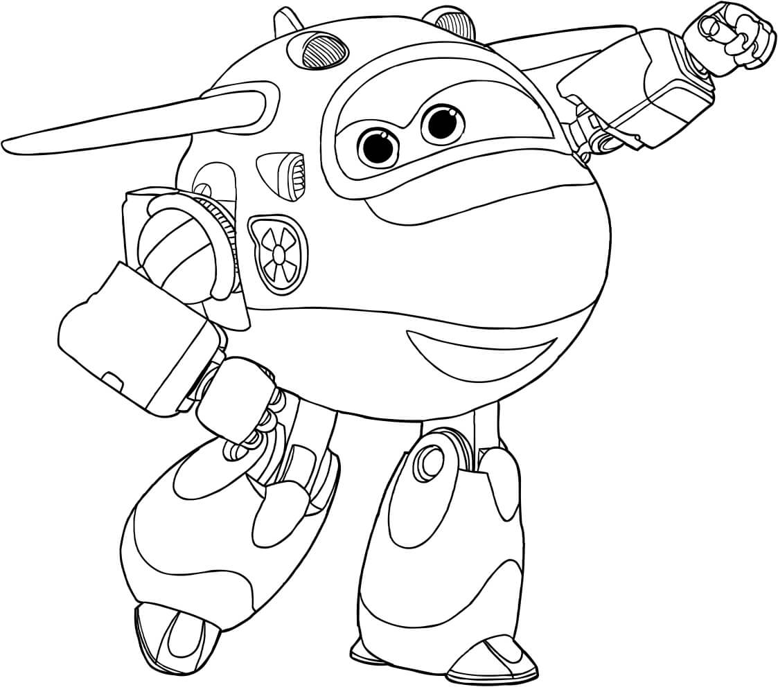 Free Printable Super Wings Coloring Pages