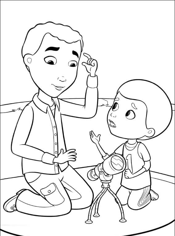 Mr McStuffins And Henry From Doc McStuffins Coloring Pages