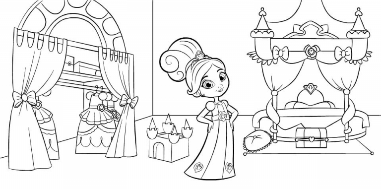 Free Printable Nella The Princess Knight Coloring Pages
