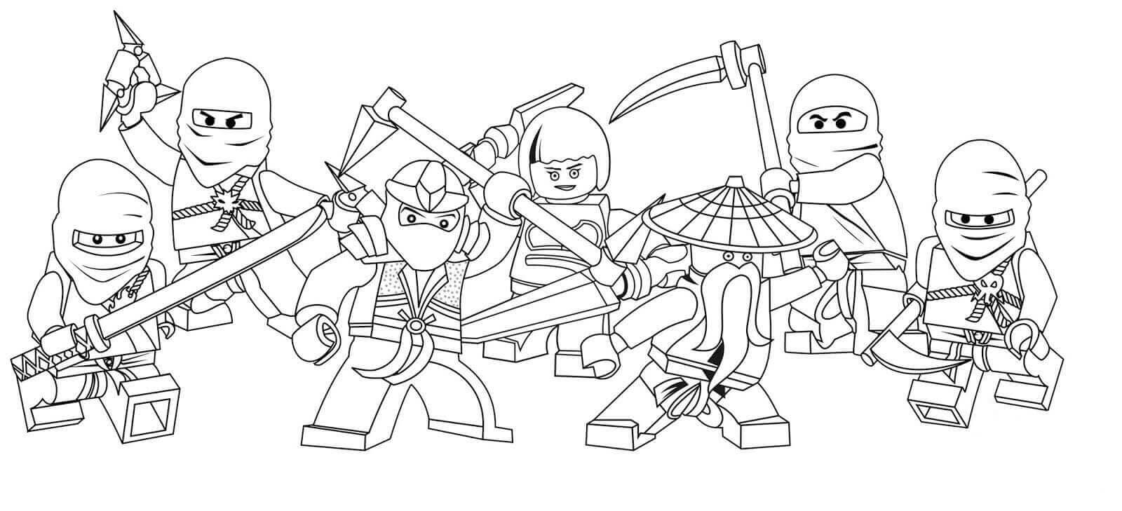 Ninjago Coloring Pages