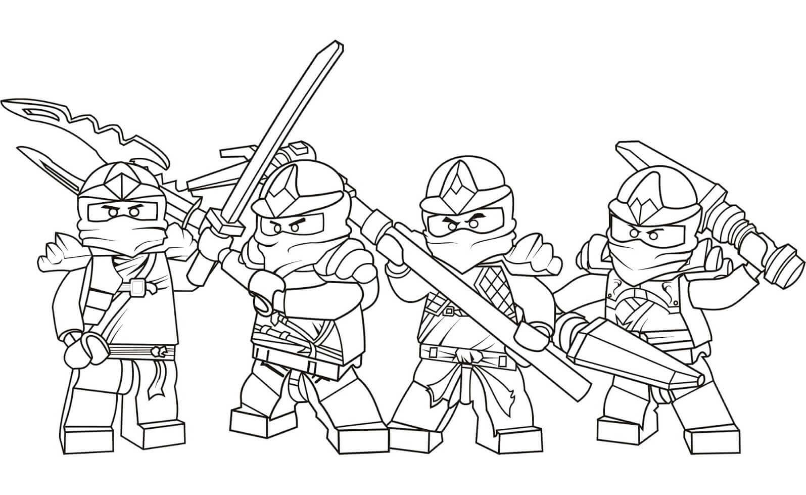 Ninjago ZX Series Coloring Pages