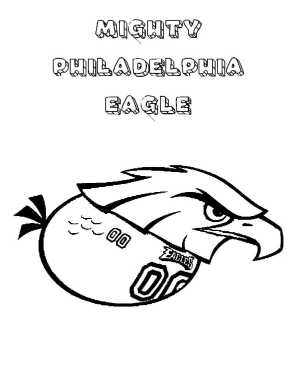 Top 11 Free Printable Philadelphia Eagles Coloring Pages