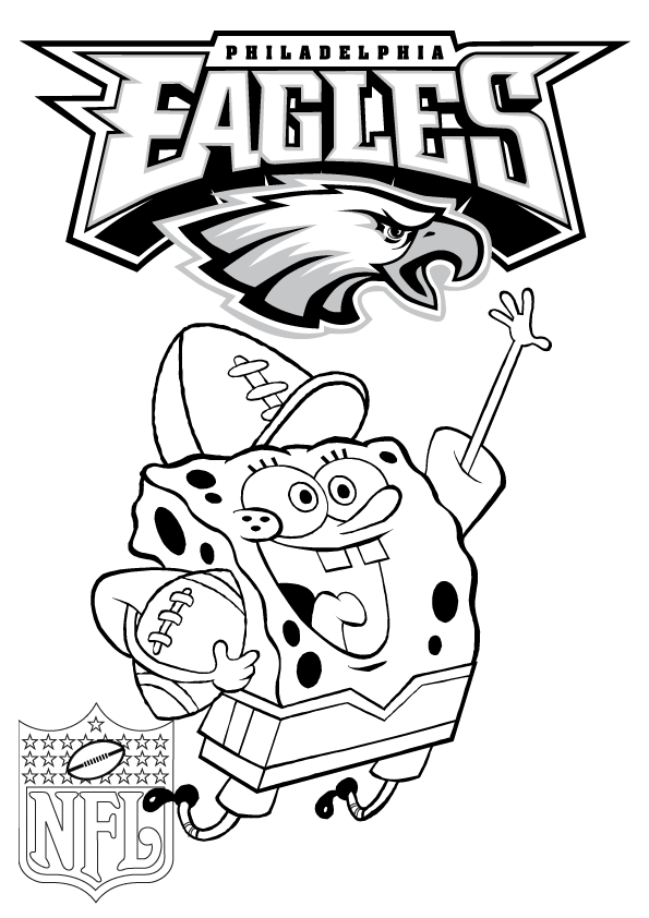 Top 10 Free Printable Philadelphia Eagles Coloring Pages