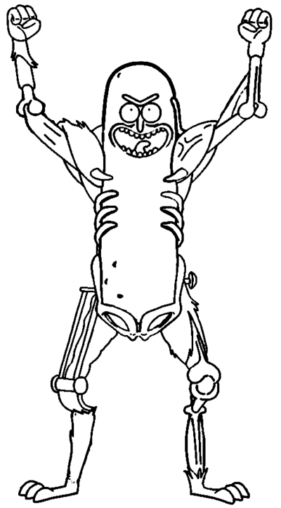 Printable Rick And Morty Coloring Pages