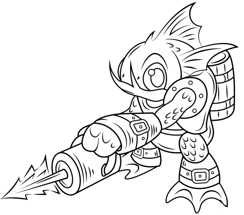 Free Printable Skylanders Coloring Pages