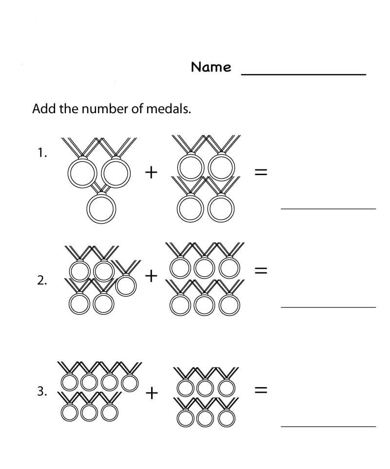 Printable Kindergarten Math Worksheet