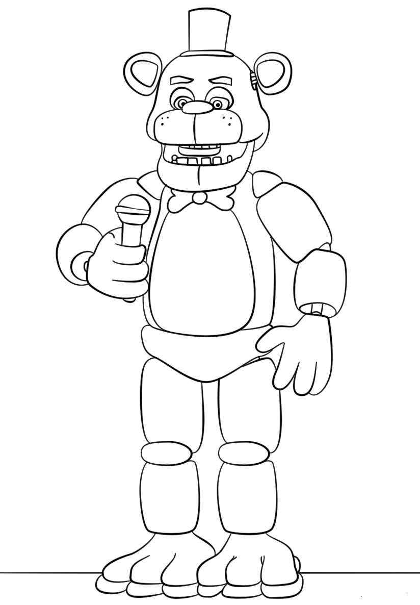 Download Free Printable Five Nights At Freddy's (FNAF) Coloring Pages