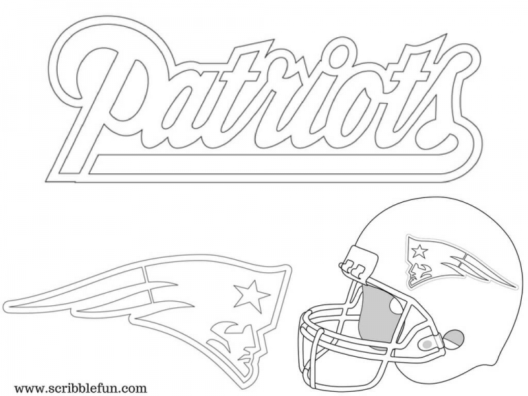 11 Free Printable New England Patriots Coloring Pages