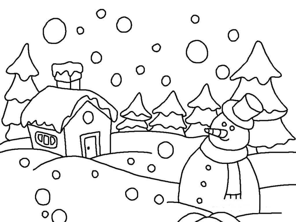 Free Printable Winter Coloring Pages free-printable-winter-coloring-pages