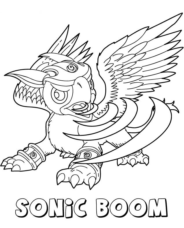 free printable skylanders coloring pages