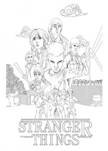 Free Printable Stranger Things Coloring Pages