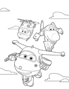 Free Printable Super Wings Coloring Pages