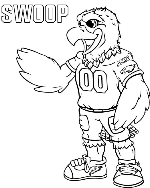 Top 10 Free Printable Philadelphia Eagles Coloring Pages